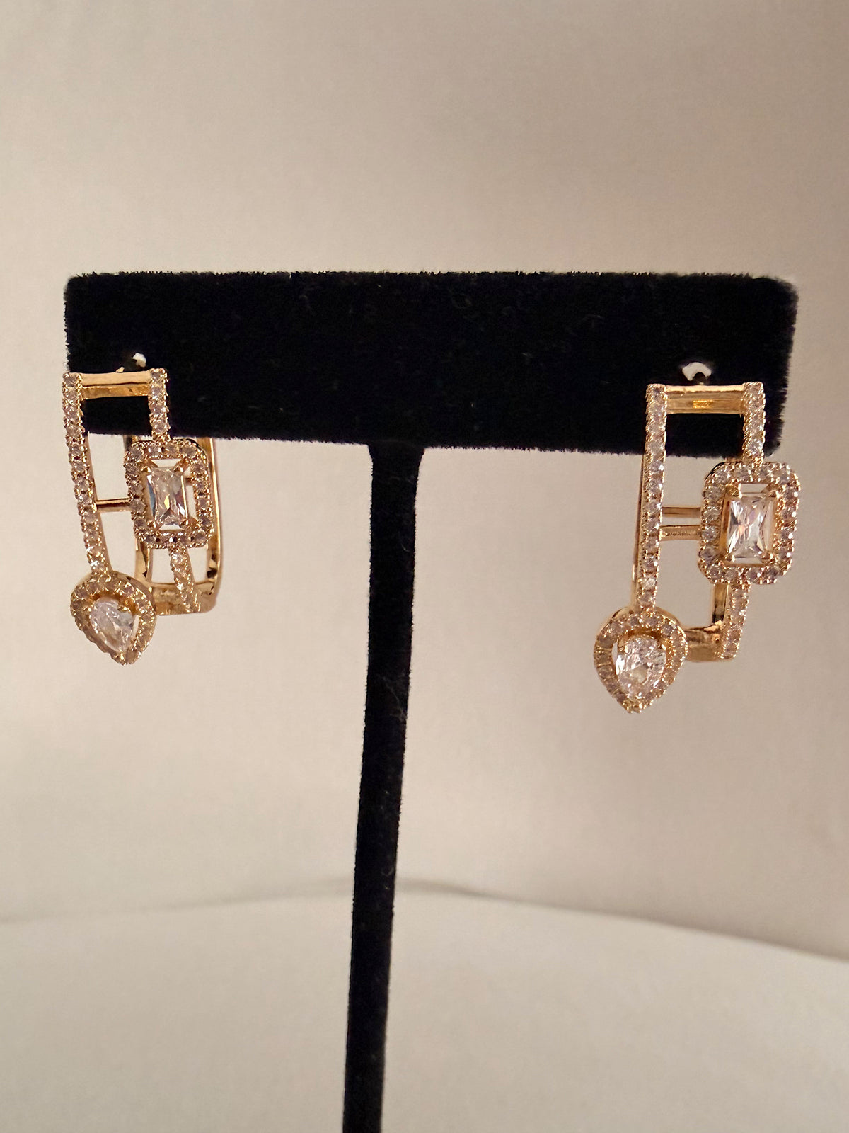 Geo Drop Earrings
