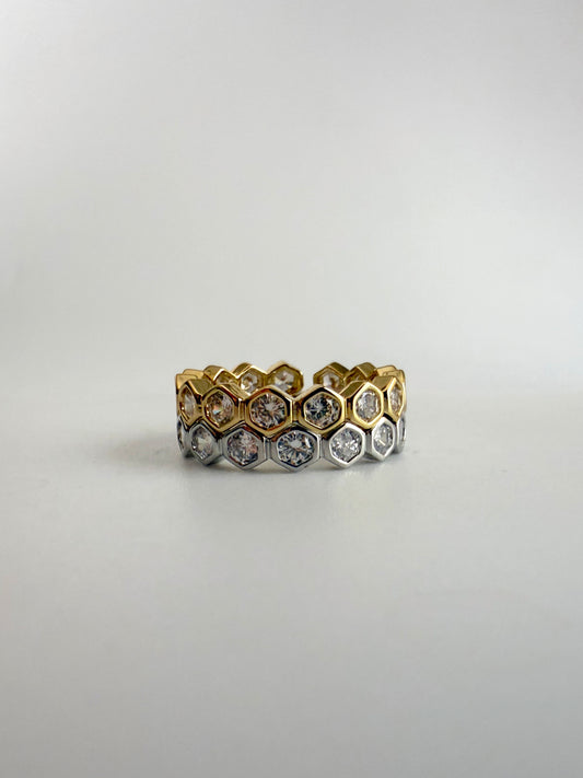 Sparkling Rhombus Ring