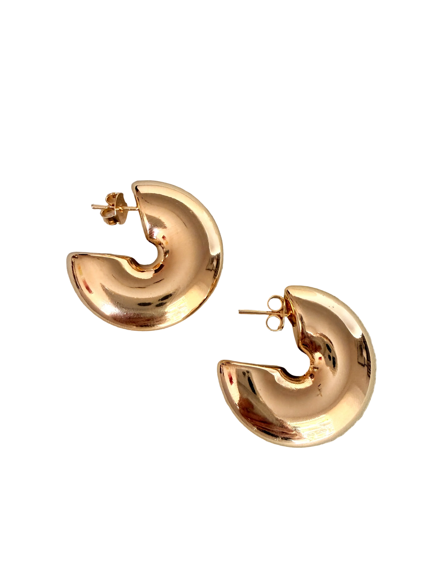 Dome Hoop Earrings