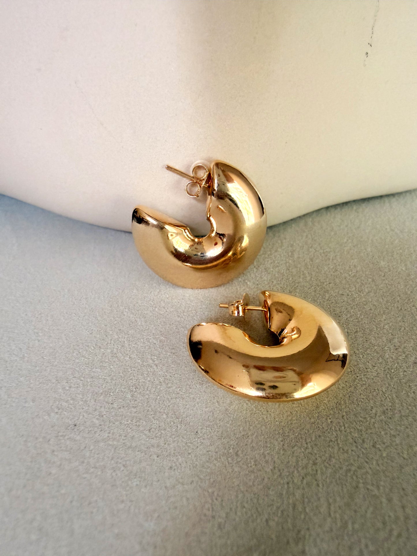 Dome Hoop Earrings