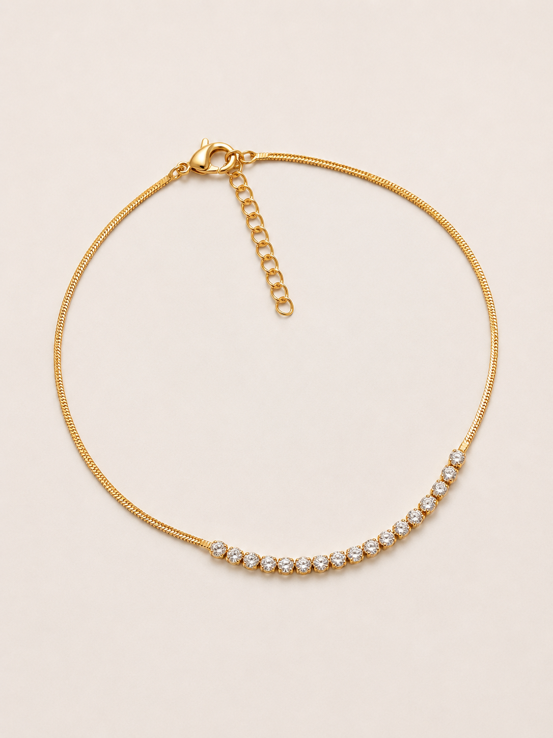 Lumi Zircon Anklet