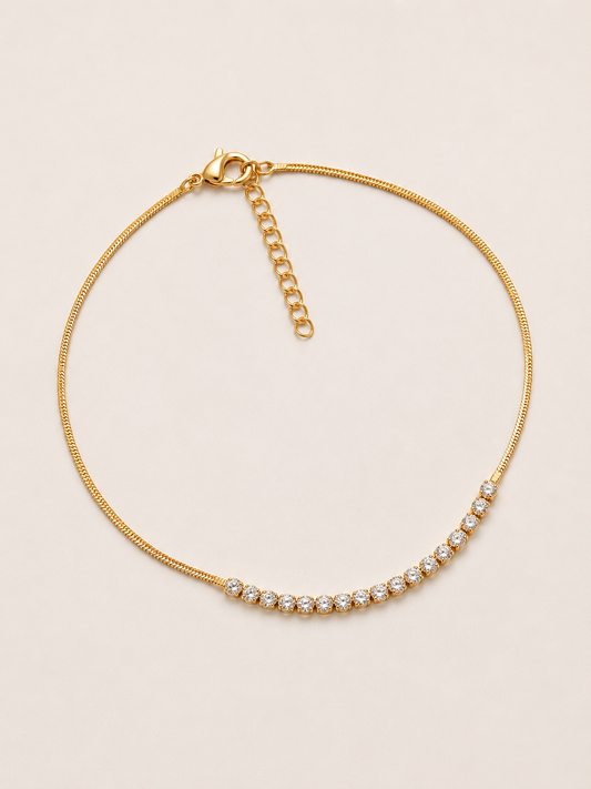 Lumi Zircon Anklet
