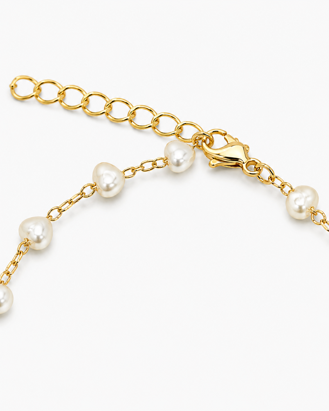 Pearl Heart Anklet