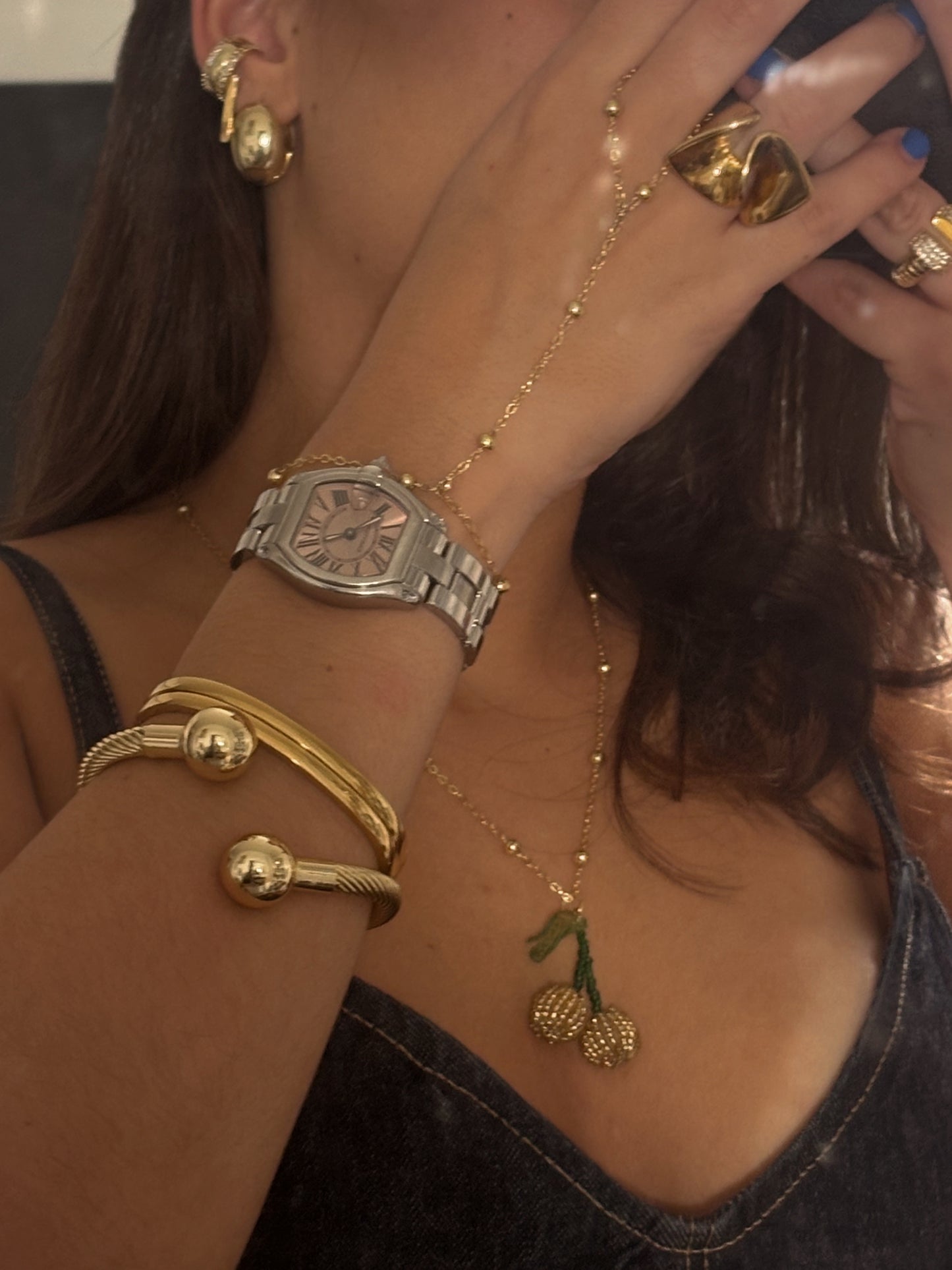 Yellow Cherry Necklace