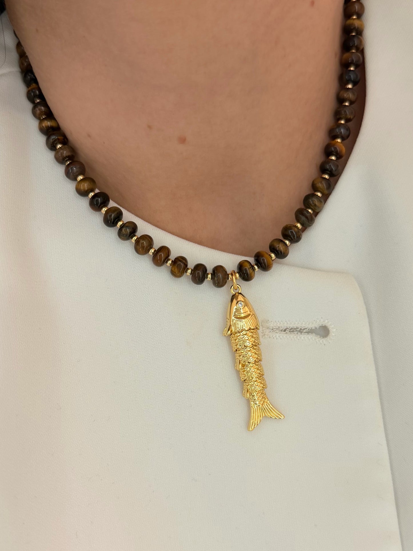 Tiger Eye Gaby Necklace