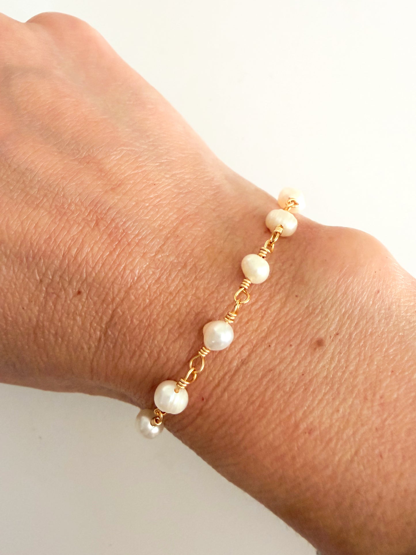 Bracelet perles naturelles