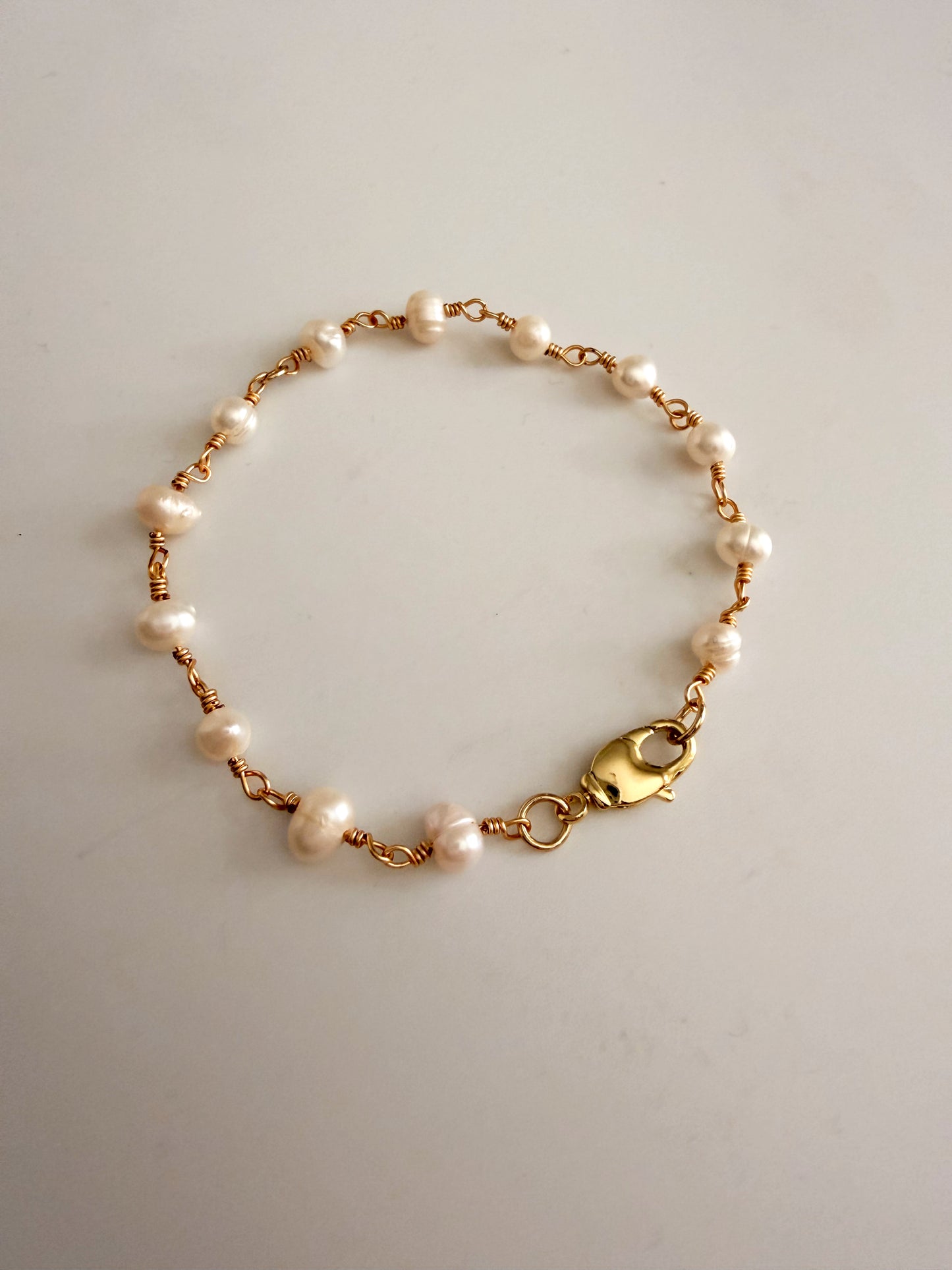 Bracelet perles naturelles
