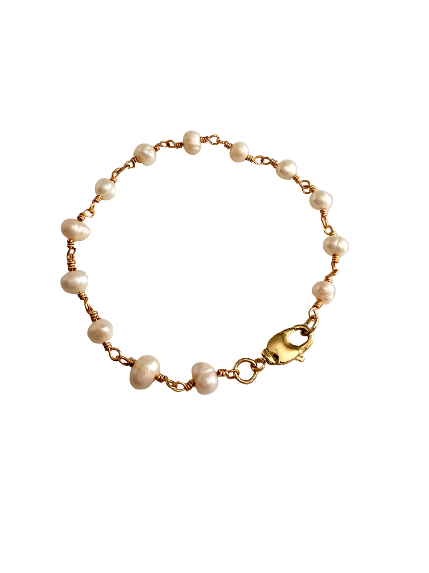 Bracelet perles naturelles
