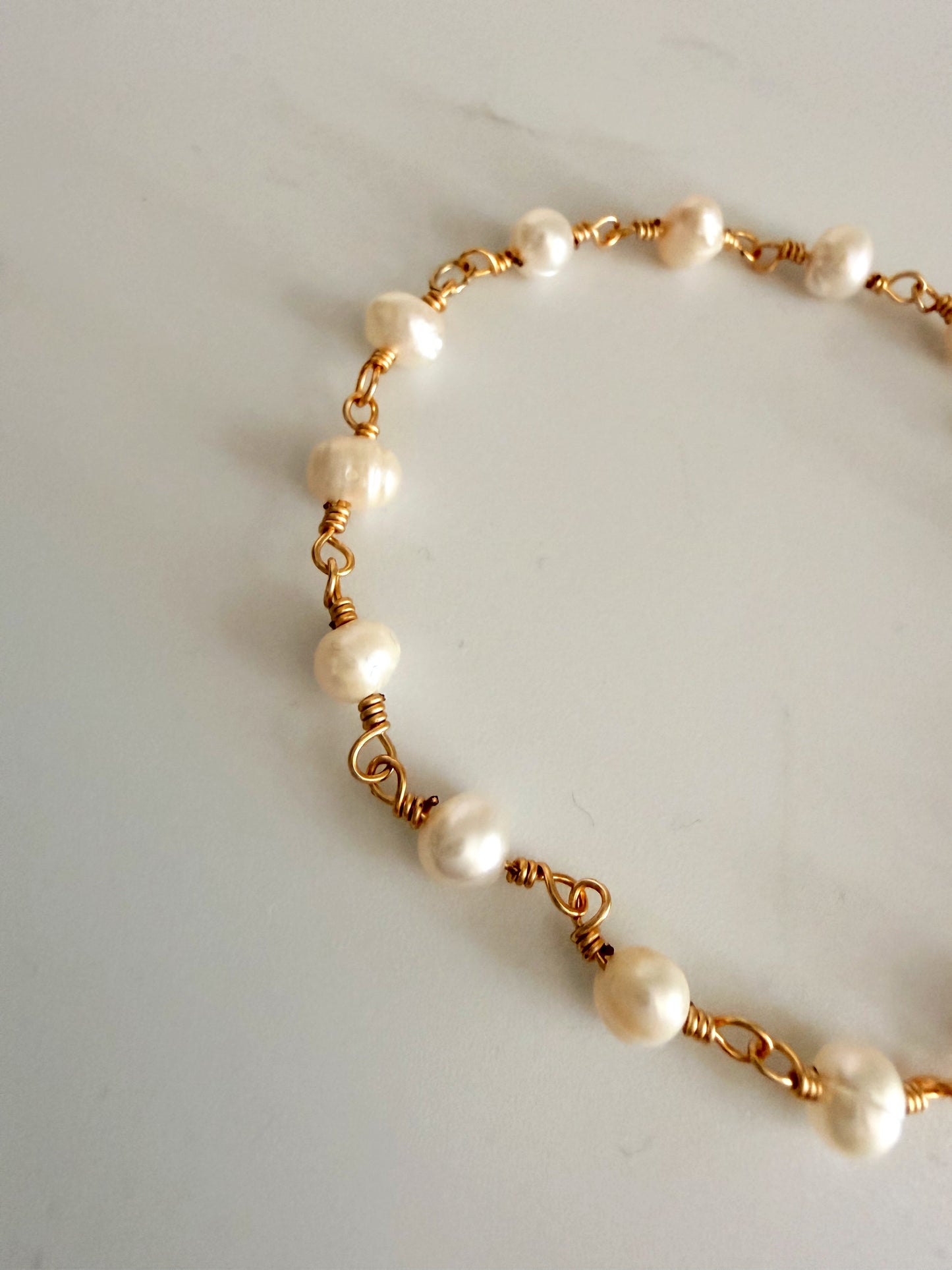 Bracelet perles naturelles