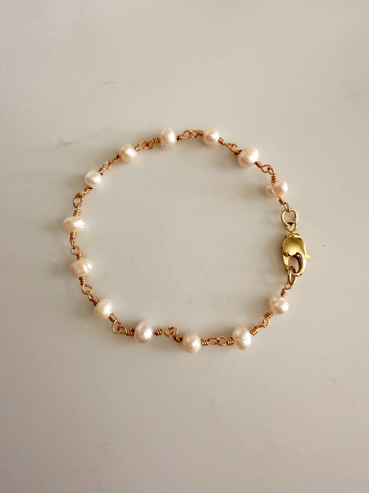Bracelet perles naturelles