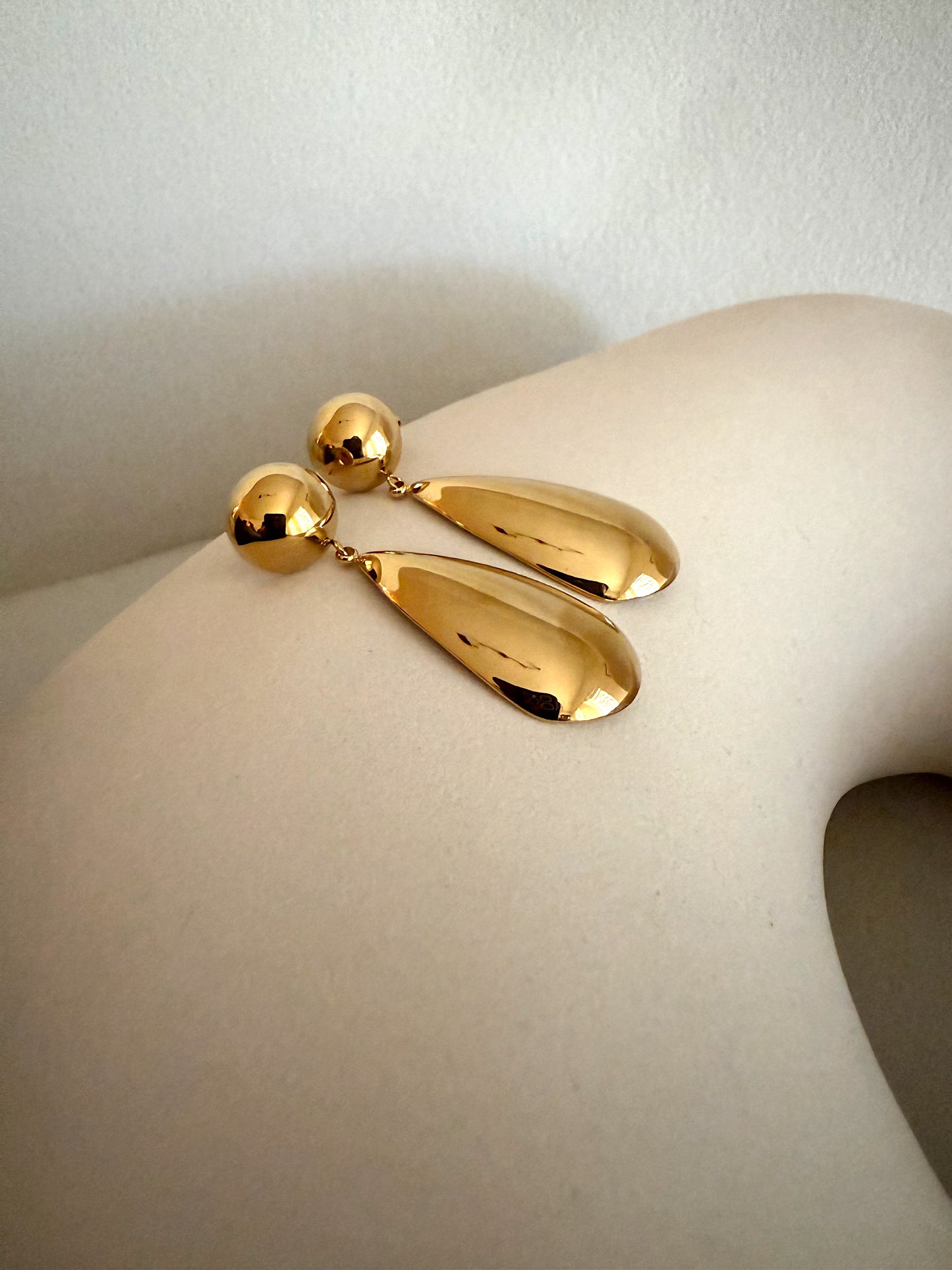 Golden Drop Earrings