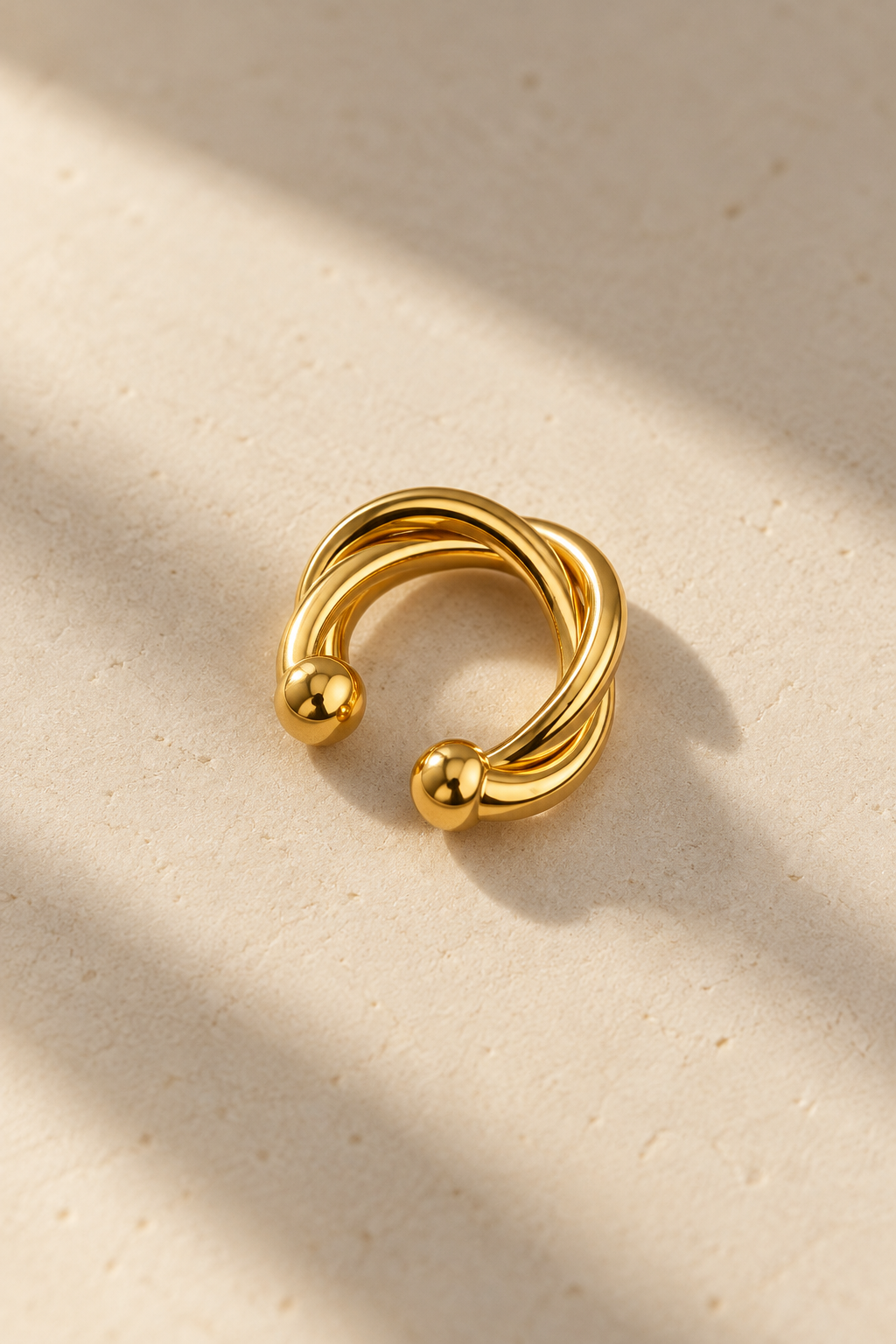 Boucle d'oreille croissant