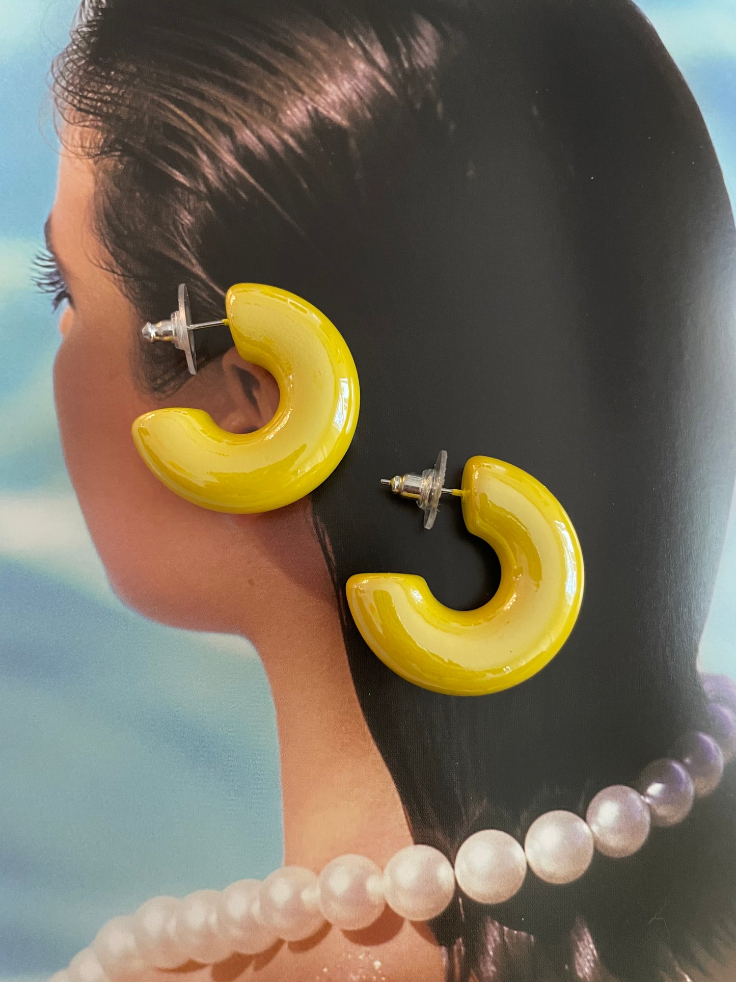 Hologram Hoop Earrings