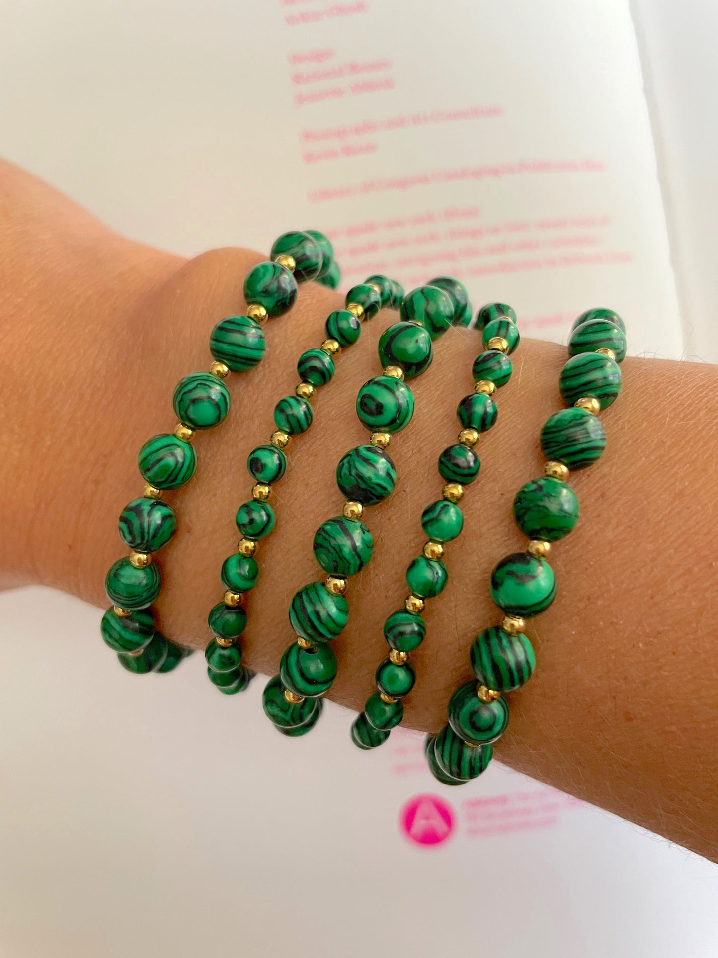 Green Malachite bracelet