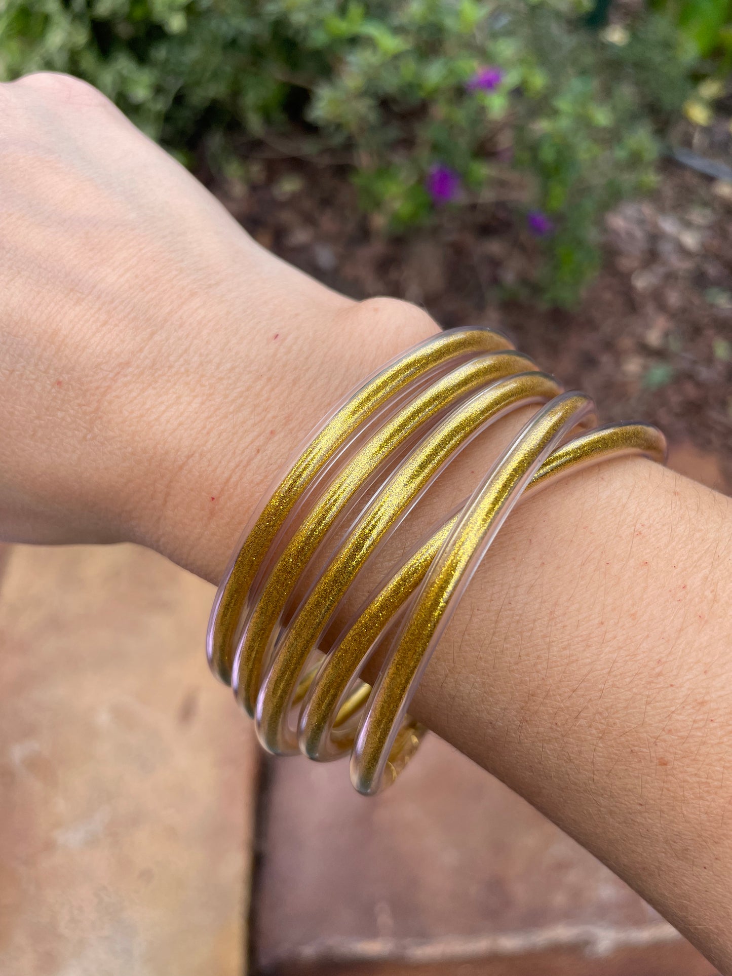 Ensemble de bracelets en or