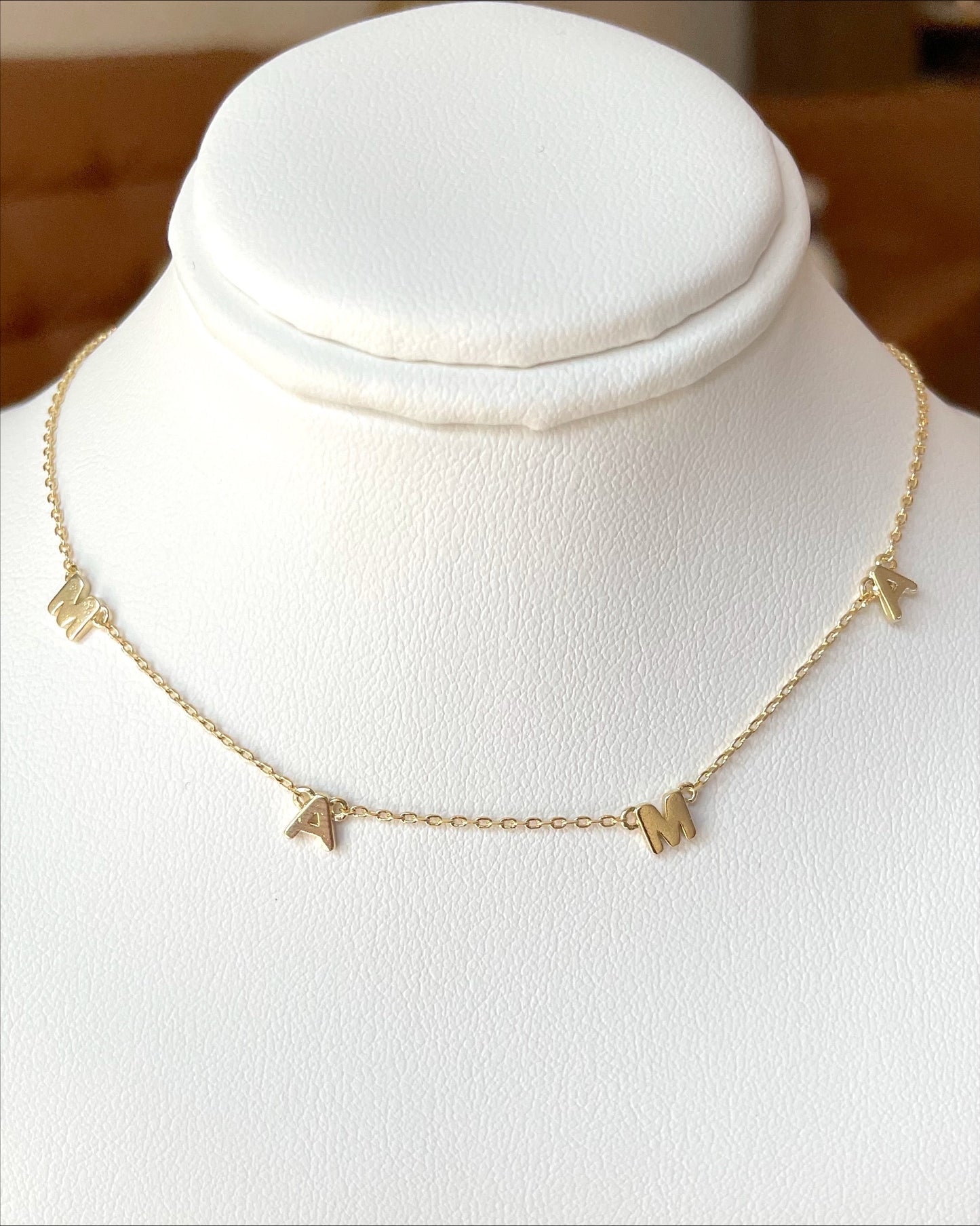 MAMA Gold plated necklace