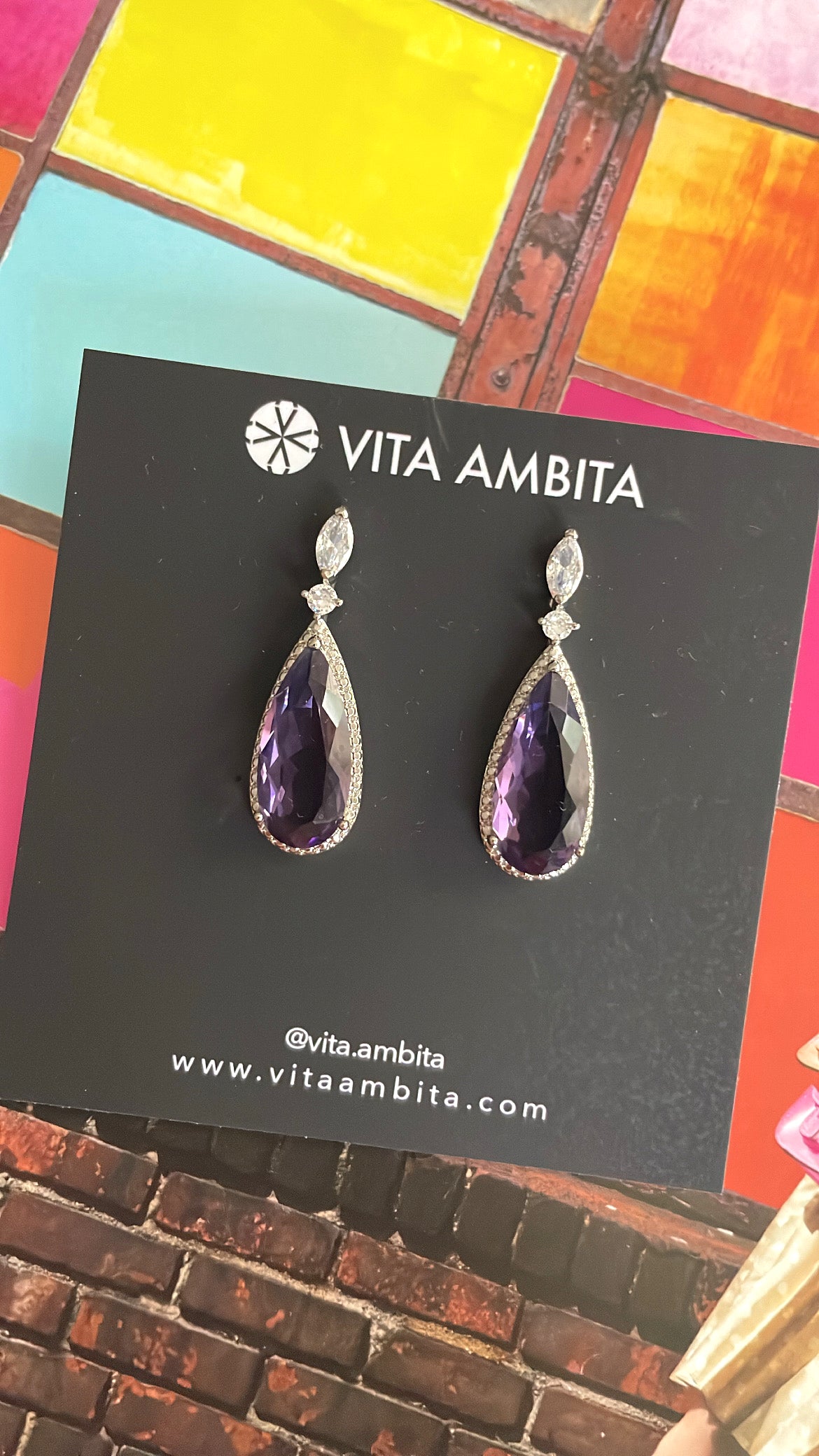 Lilac dream earrings