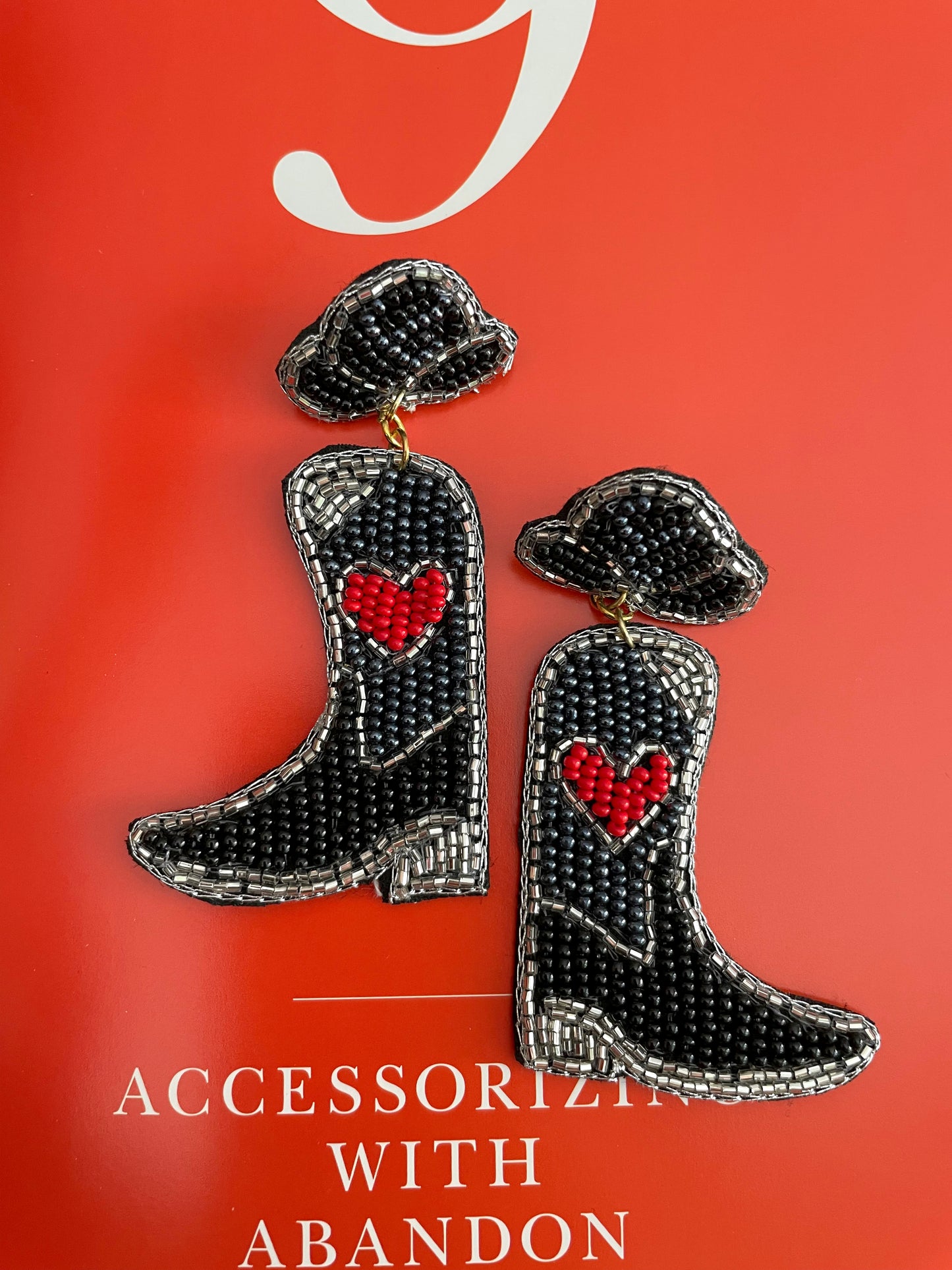 The boots earrings