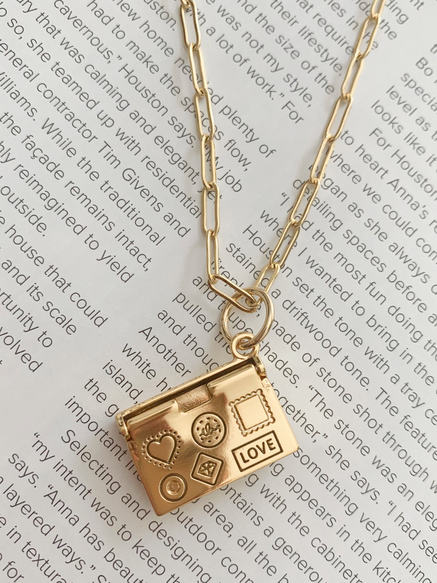 The Envelope Charm Necklace