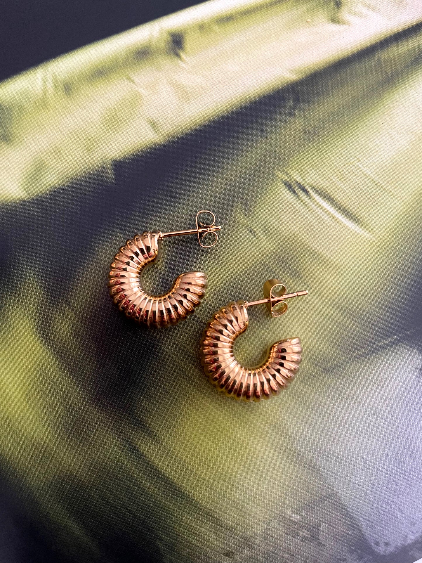 Lily hoops earrings