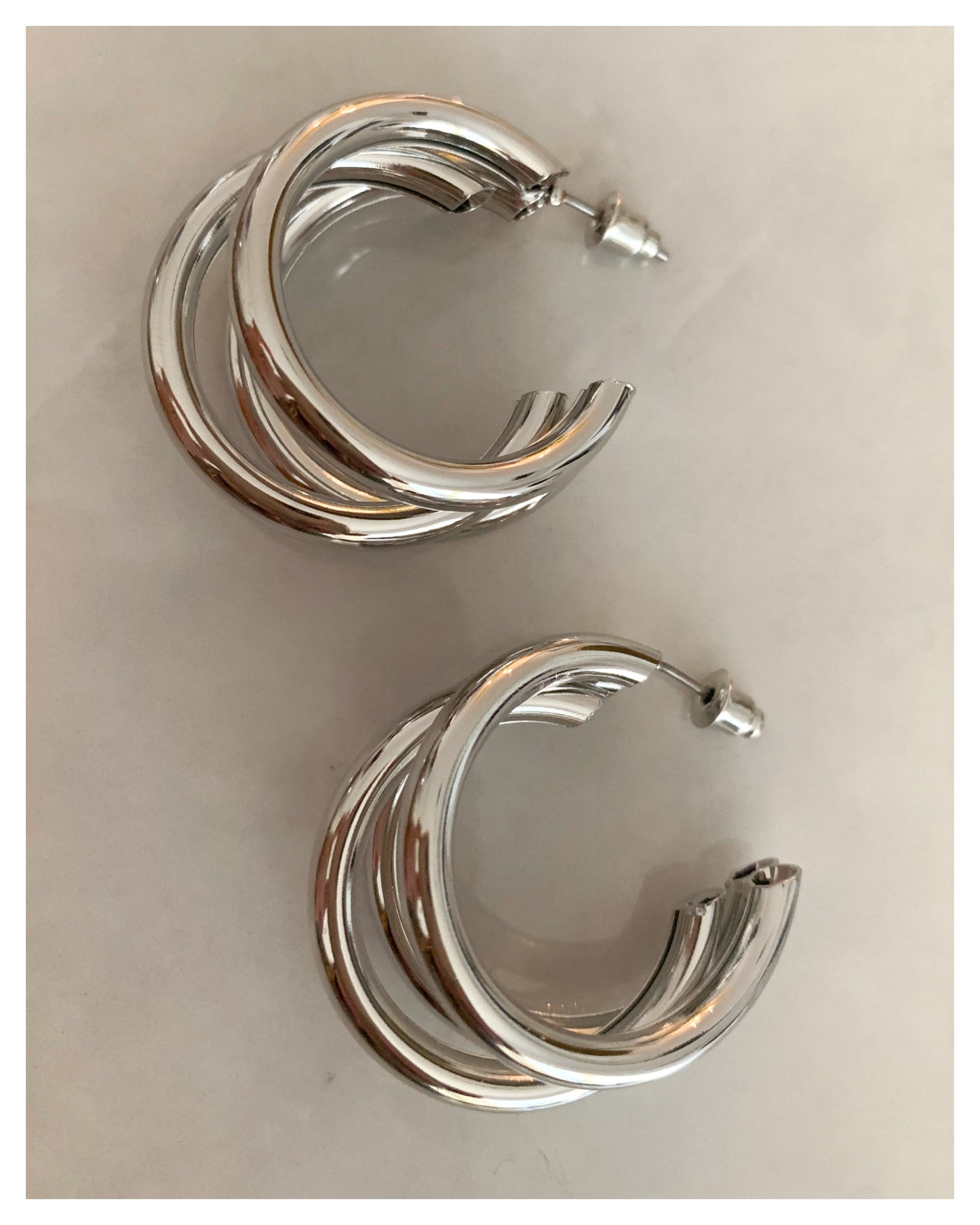 Triple Hoops Earrings