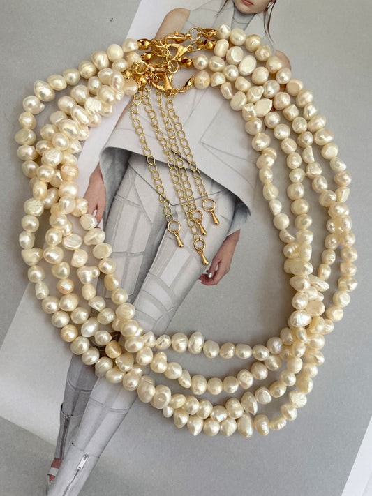 Collier de perles naturelles