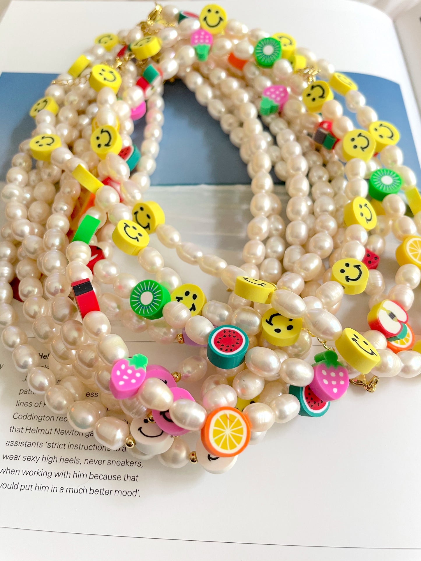 Happy pearls combines necklaces