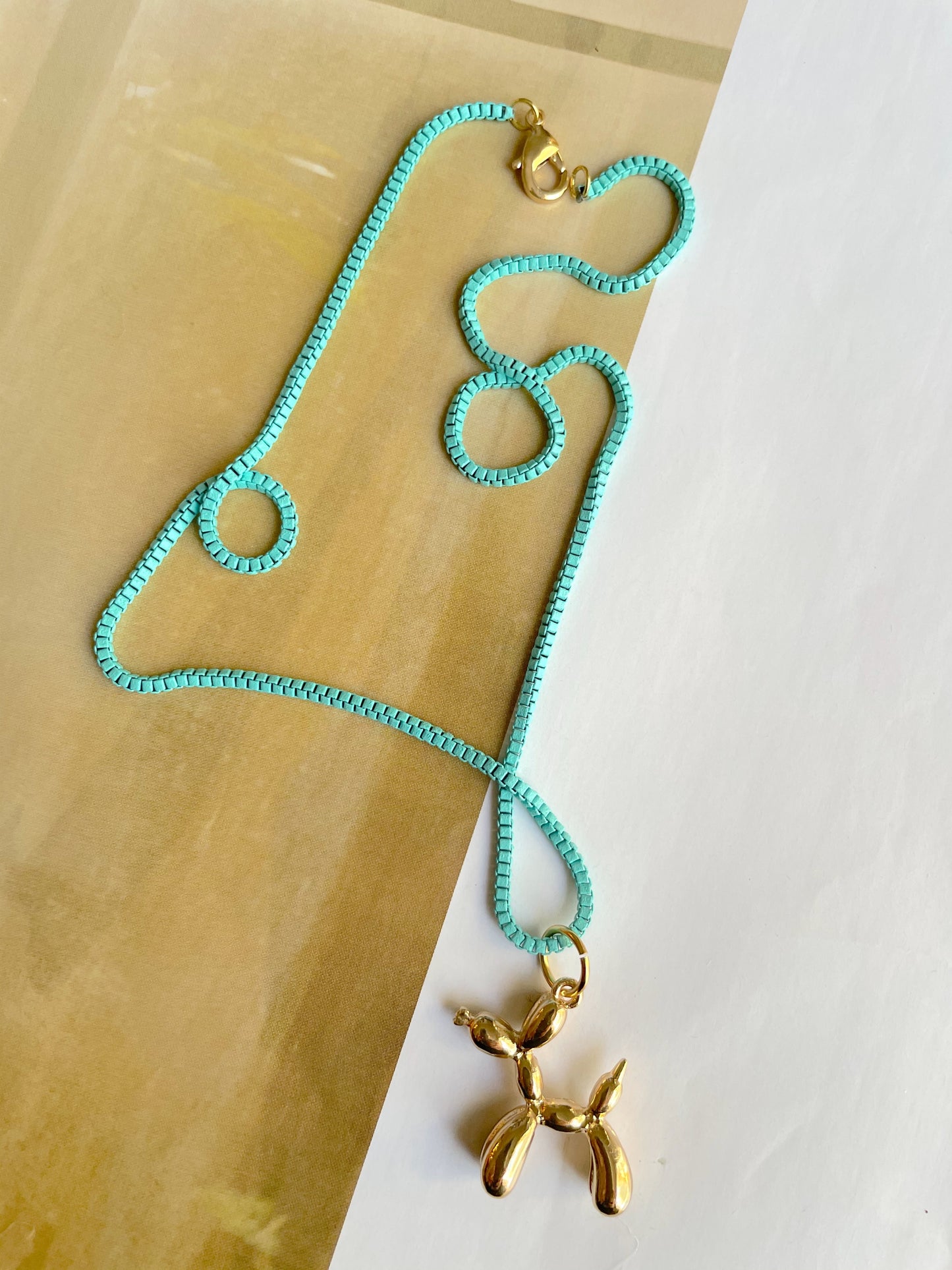 Balloon Dog Colored necklaces