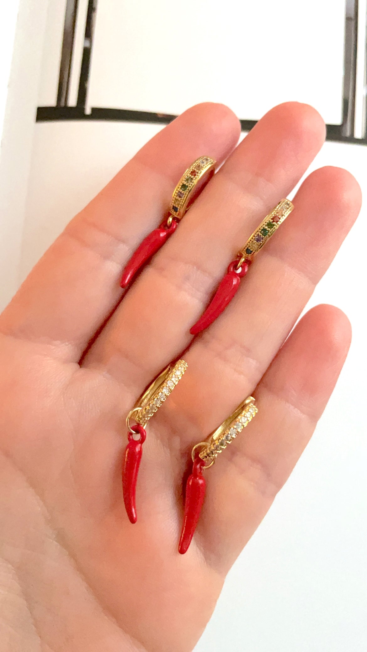 Red Chili 🌶 Earrings