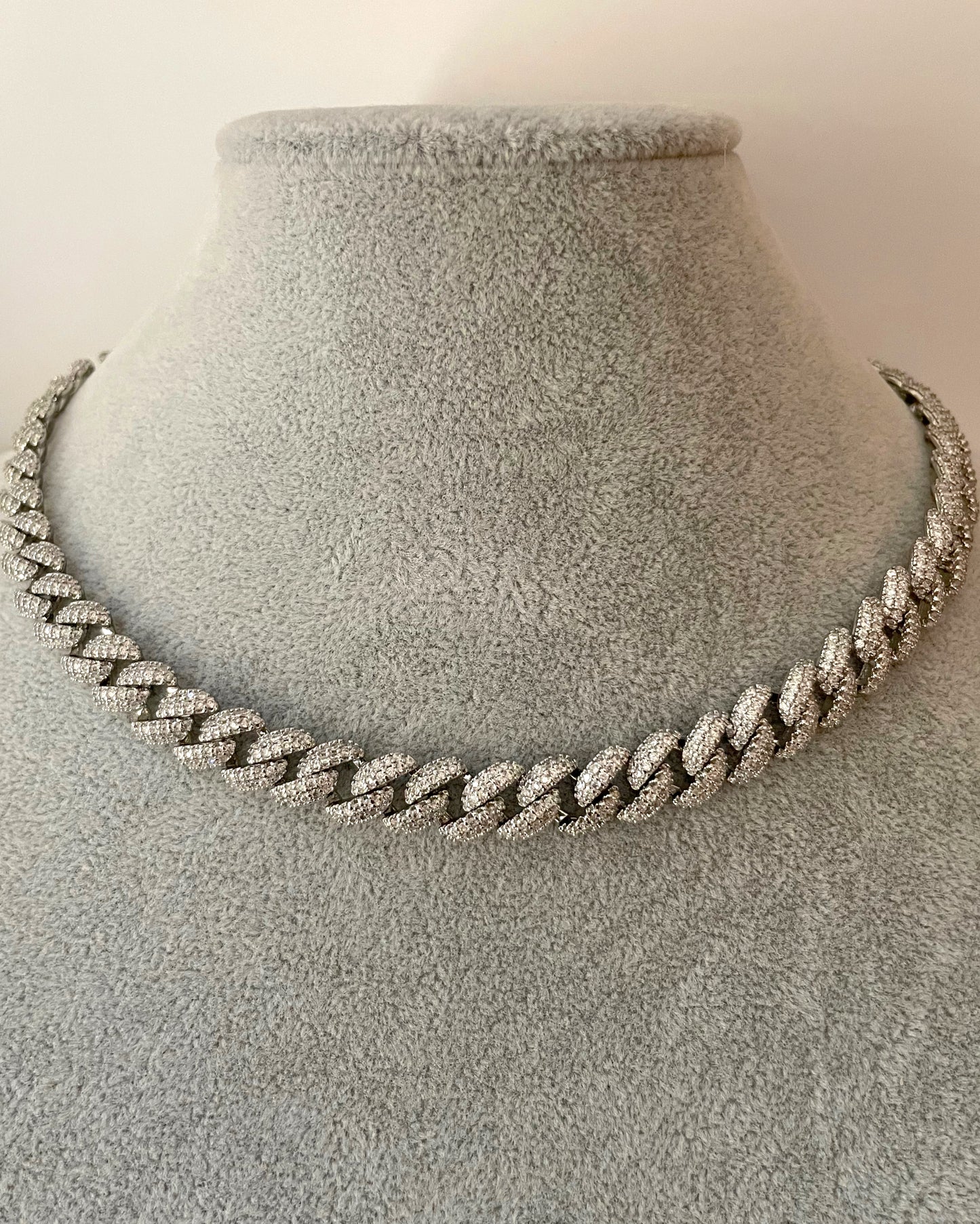 Iced Cuban link necklace